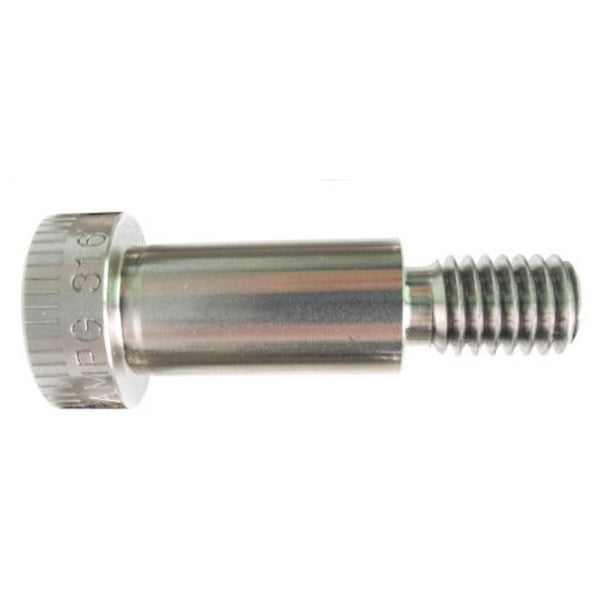 Meets ASME B18.3 1/4-20 Threads Pack of 1 18-8 Stainless Steel Shoulder Screw Standard Tolerance Made in US, Partially Threaded 3/8 Shoulder Diameter Plain Finish Hex Socket Drive 3/4 Thread Length 1 Shoulder Length Socket Head Cap Meets ASME B18.3 1/4-20 Threads Pack of 1 18-8 Stainless Steel Shoulder Screw Standard Tolerance Made in US, Partially Threaded 3/8 Shoulder Diameter Plain Finish Hex Socket Drive 3/4 Thread Length 1 Shoulder Length Socket Head Cap